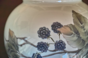 ロイヤルコペンハーゲン　ブラックベリー図　花瓶　２