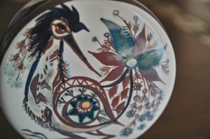 ロイヤルコペンハーゲン　Marianne Johnsonデザイン　鳥の花瓶　１