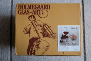 Holmegaard製（ホルメゴー/ホルムガード）デンマーク　シュリンプカクテル用グラス　箱入り新品未使用