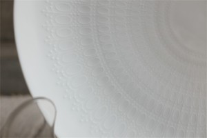 ドイツ　ローゼンタール製　ビョルン・ヴィンブラッドデザイン　ロマンスシリーズ　２４．８㌢白磁プレート