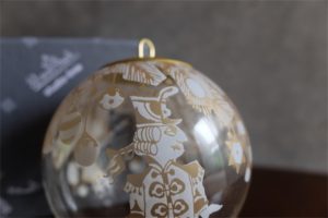 ドイツ　ローゼンタールStudio-line製　ビョルン・ヴィンブラッドデザイン　クリスマスオーナメント　ガラス玉